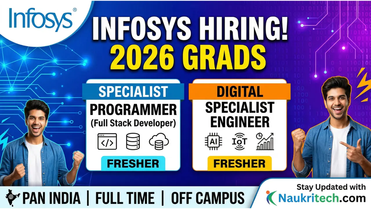 Infosys Off Campus Drive 2026