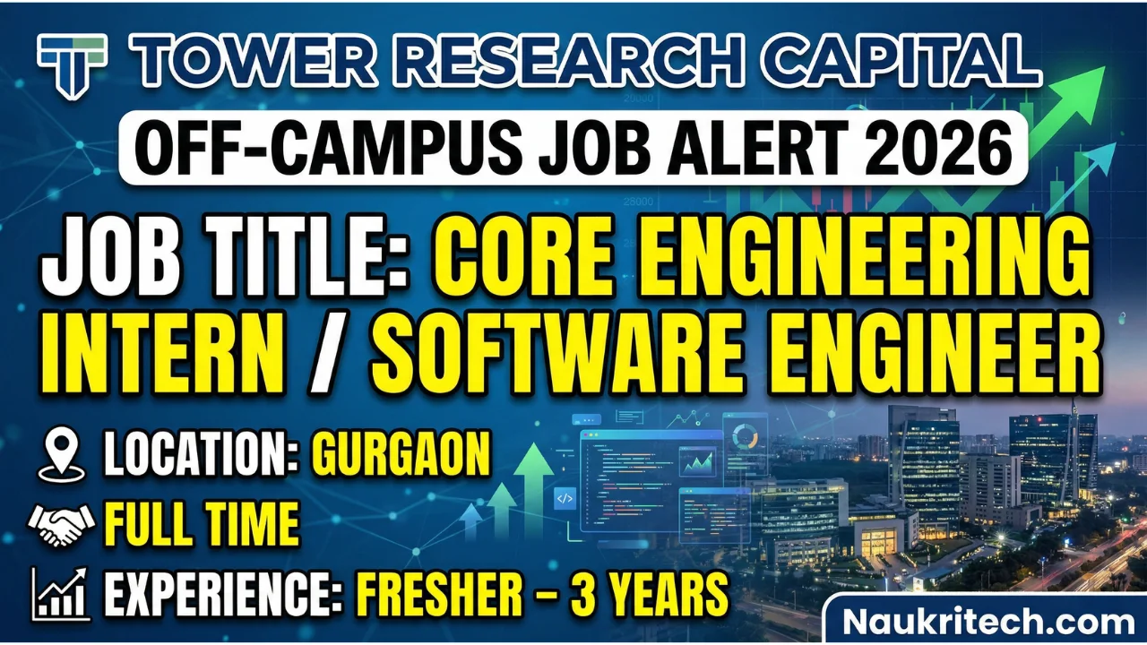 Tower Research Capital Off Campus Drive 2026