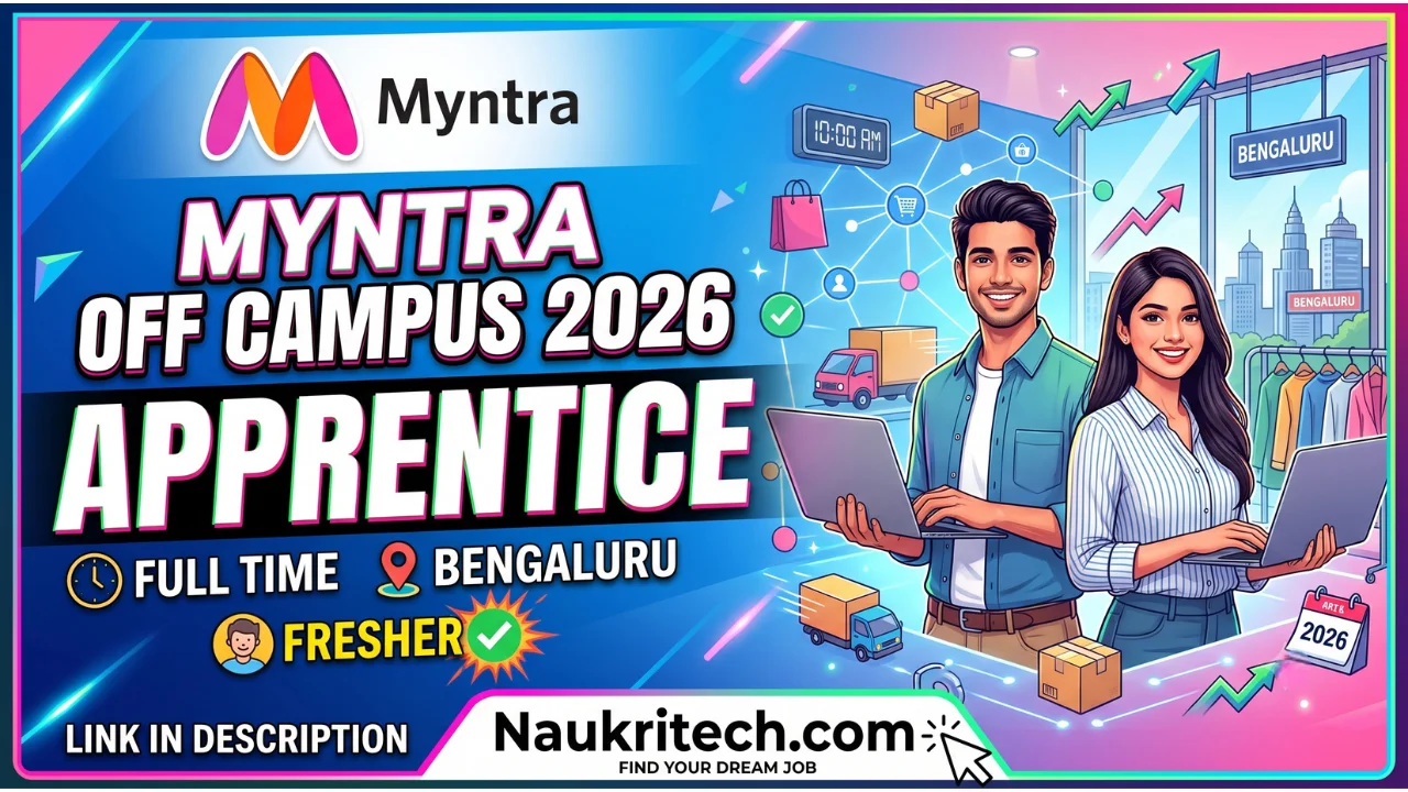 Myntra Off Campus Drive 2026
